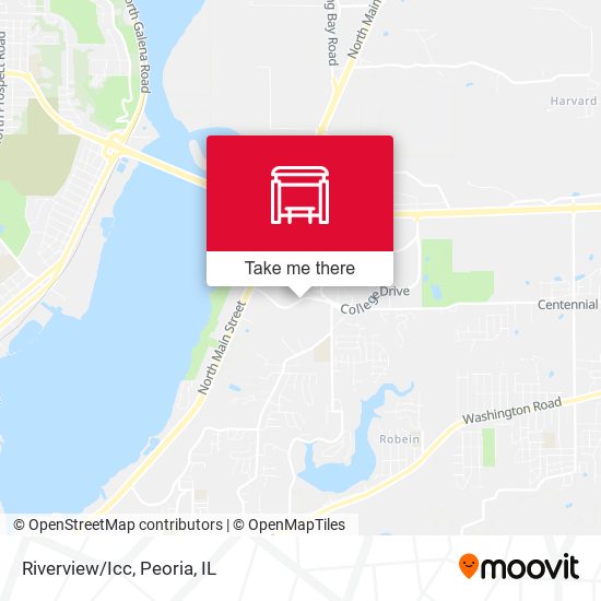 Mapa de Riverview/Icc