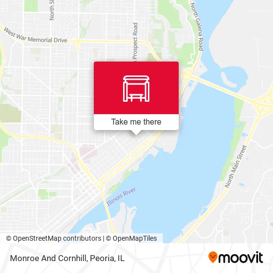 Mapa de Monroe And Cornhill