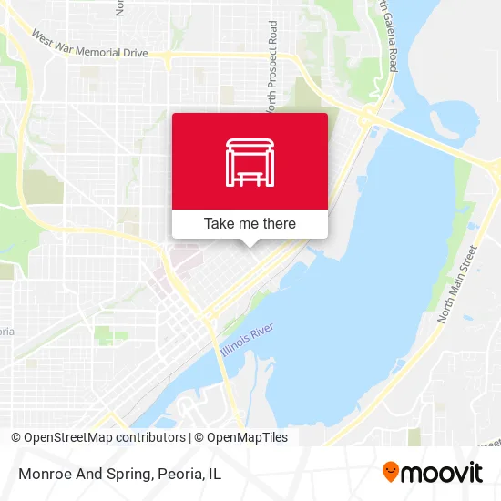 Mapa de Monroe And Spring