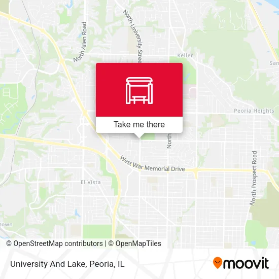 Mapa de University And Lake