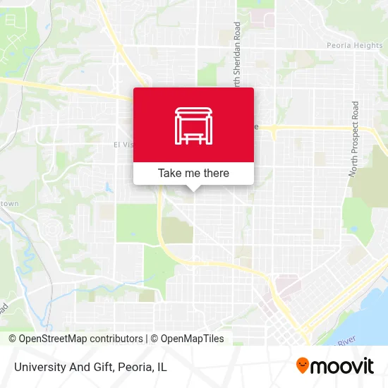 University And Gift map