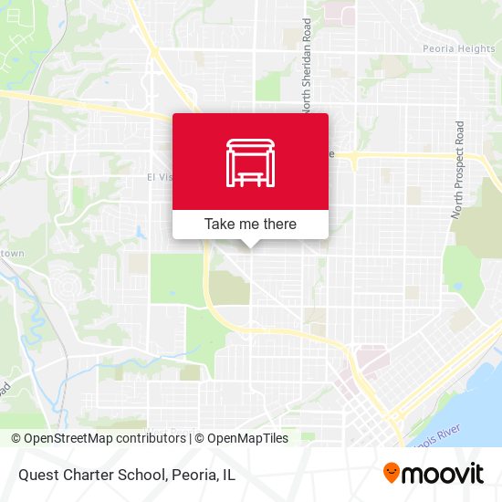 Mapa de Quest Charter School