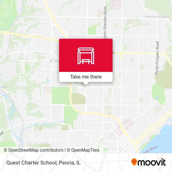 Quest Charter School map