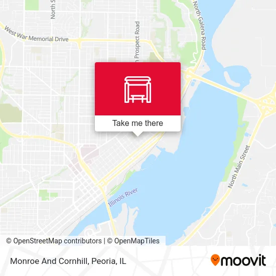 Mapa de Monroe And Cornhill