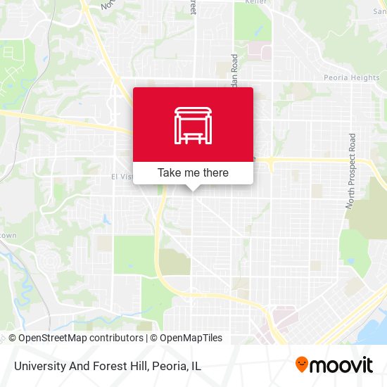 University And Forest Hill map