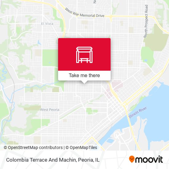 Mapa de Colombia Terrace And Machin