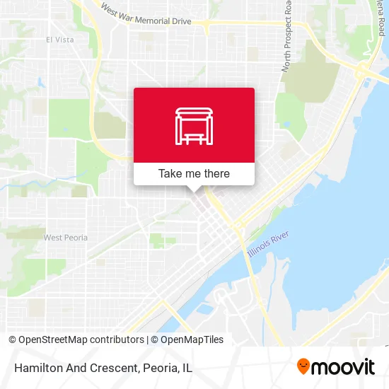 Mapa de Hamilton And Crescent