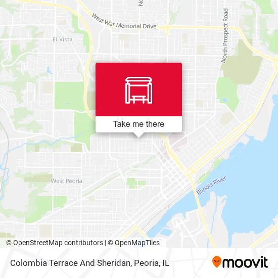 Mapa de Colombia Terrace And Sheridan