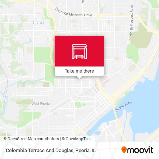 Colombia Terrace And Douglas map