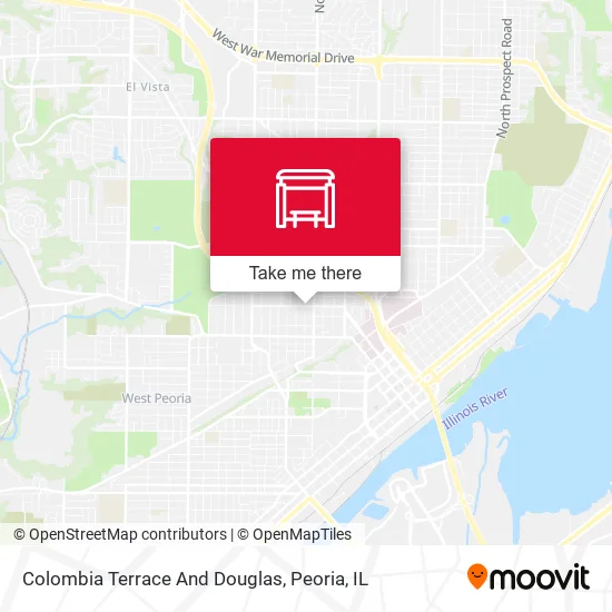 Mapa de Colombia Terrace And Douglas