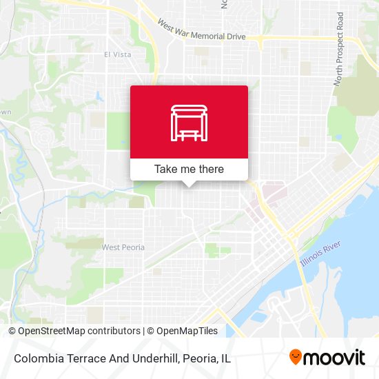 Colombia Terrace And Underhill map