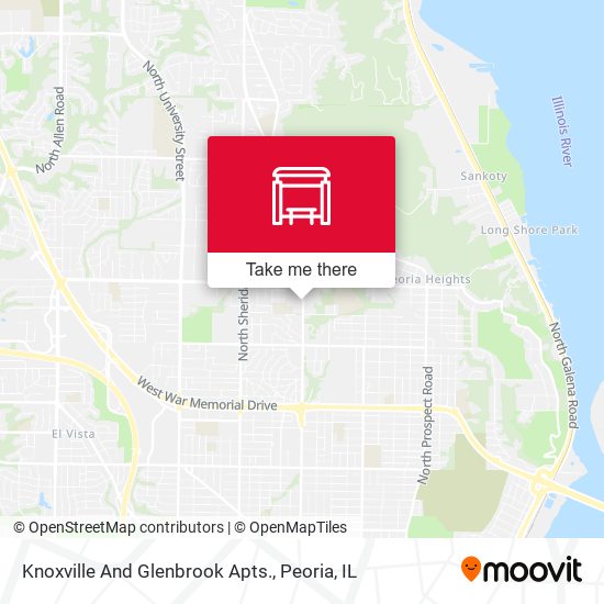 Mapa de Knoxville And Glenbrook Apts.