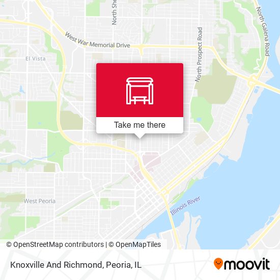 Mapa de Knoxville And Richmond