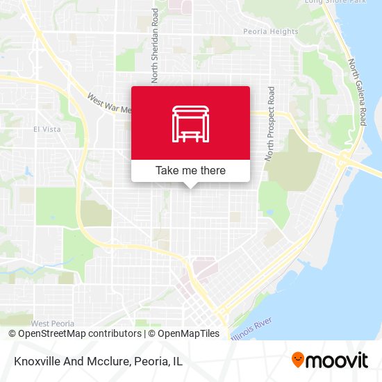 Mapa de Knoxville And Mcclure