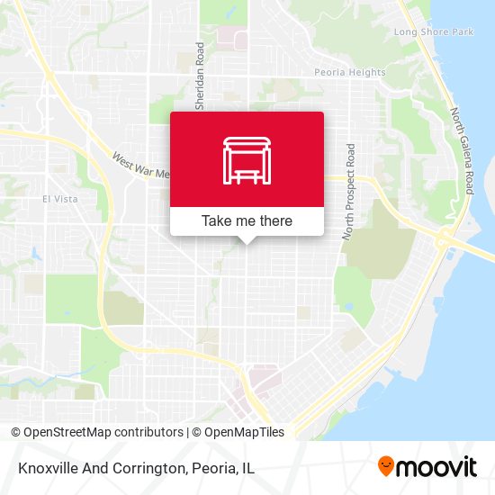 Mapa de Knoxville And Corrington