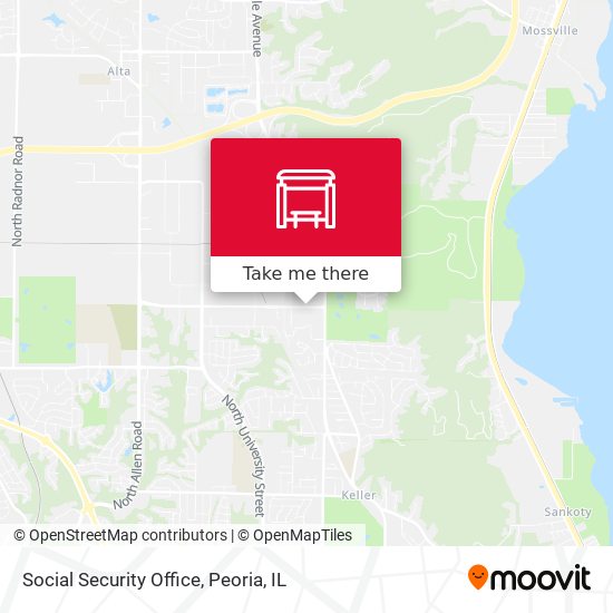 Social Security Office map