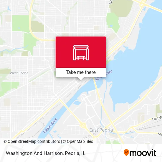 Washington And Harrison map