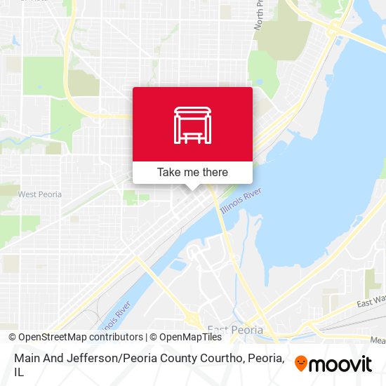 Mapa de Main And Jefferson / Peoria County Courtho
