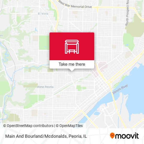 Main And Bourland/Mcdonalds map
