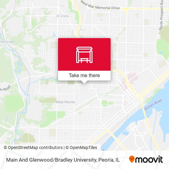 Mapa de Main And Glenwood / Bradley University