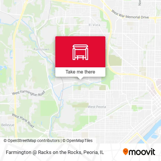 Mapa de Farmington @ Racks on the Rocks