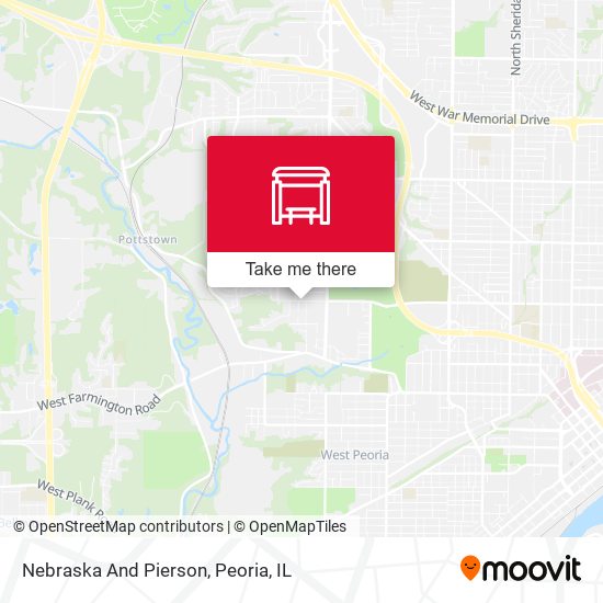 Mapa de Nebraska And Pierson