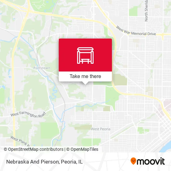 Mapa de Nebraska And Pierson