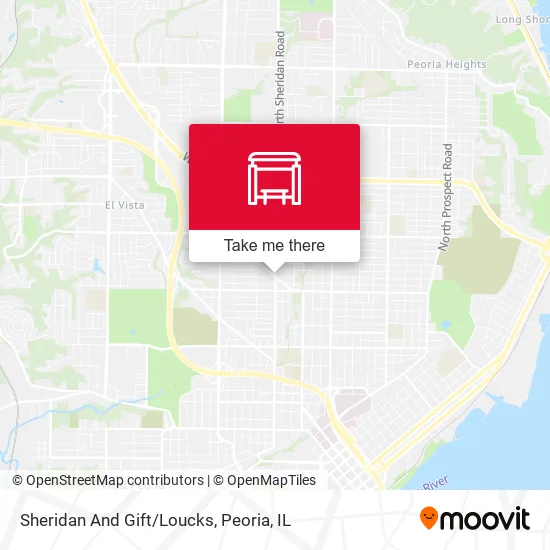 Mapa de Sheridan And Gift/Loucks