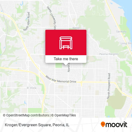 Mapa de Kroger/Evergreen Square