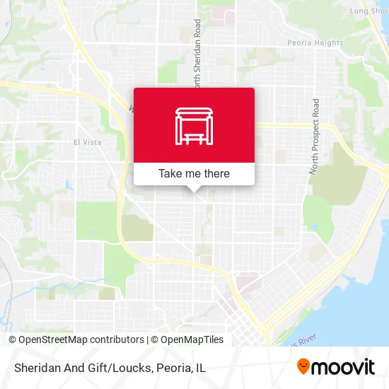 Mapa de Sheridan And Gift/Loucks