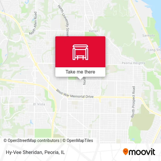 Mapa de Hy-Vee Sheridan