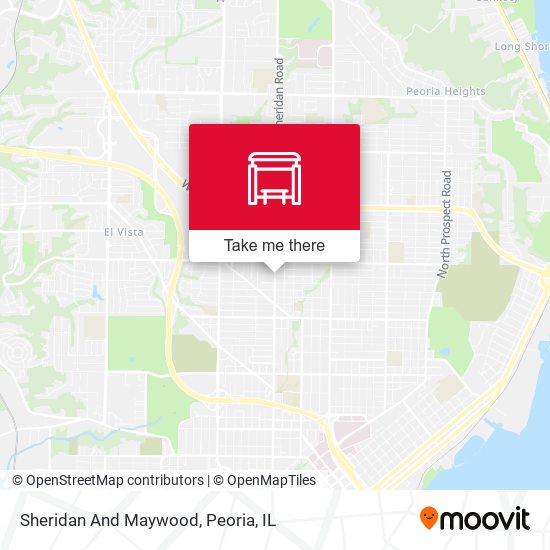 Sheridan And Maywood map