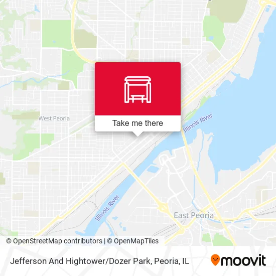 Mapa de Jefferson And Hightower / Dozer Park