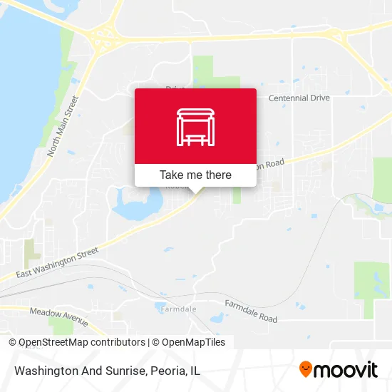 Mapa de Washington And Sunrise