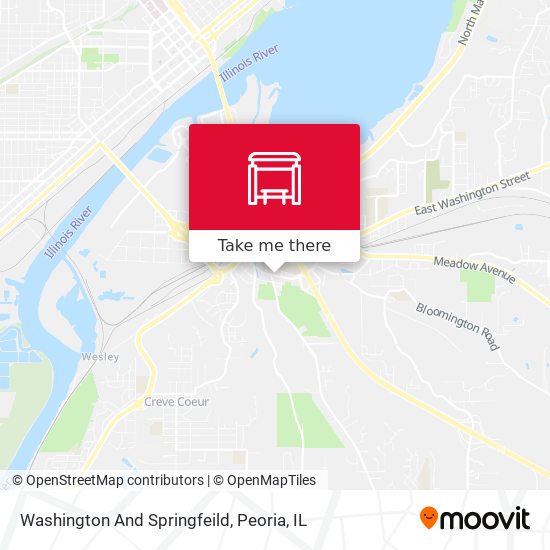 Washington And Springfeild map