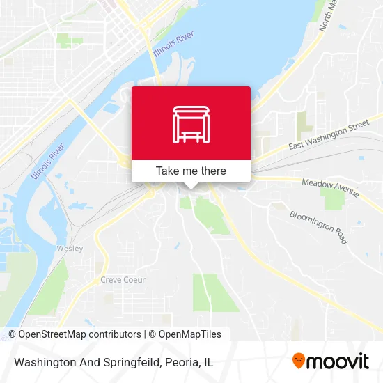 Mapa de Washington And Springfeild