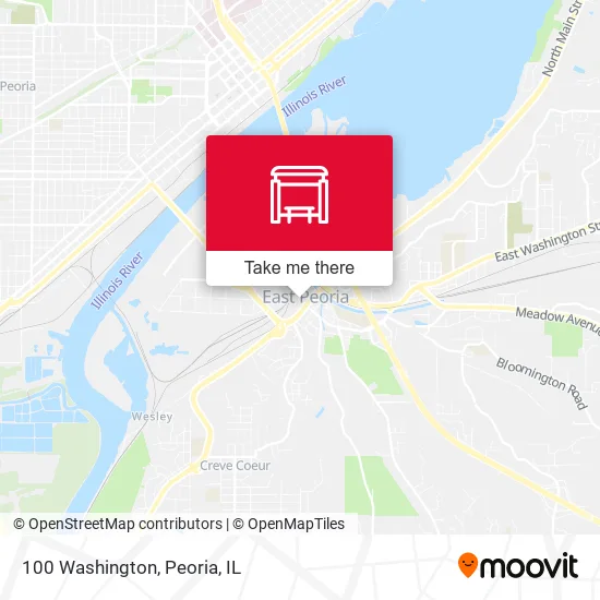 Mapa de 100 Washington