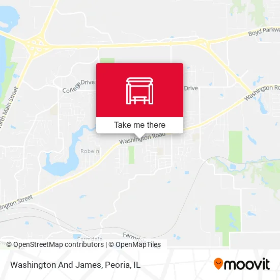 Mapa de Washington And James