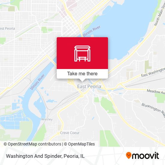 Mapa de Washington And Spinder
