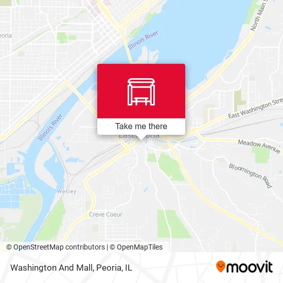 Mapa de Washington And Mall