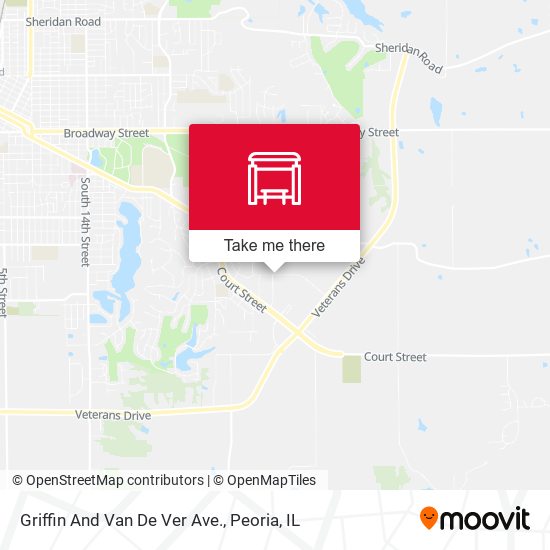 Griffin And Van De Ver Ave. map