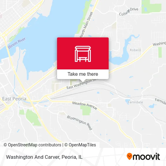 Mapa de Washington And Carver