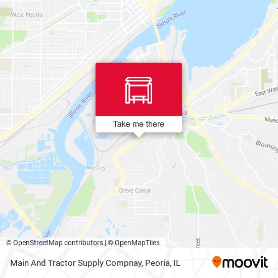 Main And Tractor Supply Compnay map