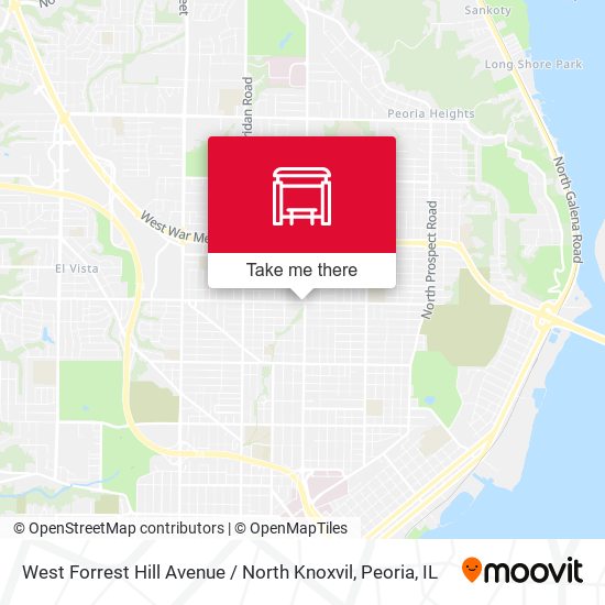 West Forrest Hill Avenue / North Knoxvil map