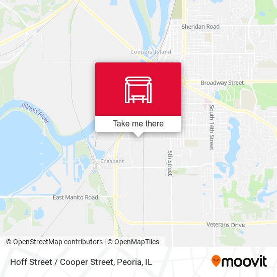 Mapa de Hoff Street / Cooper Street