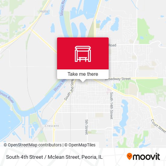 Mapa de South 4th Street / Mclean Street