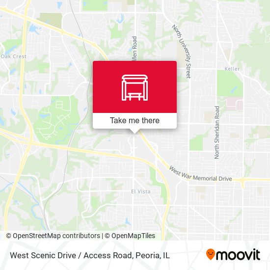West Scenic Drive / Access Road map