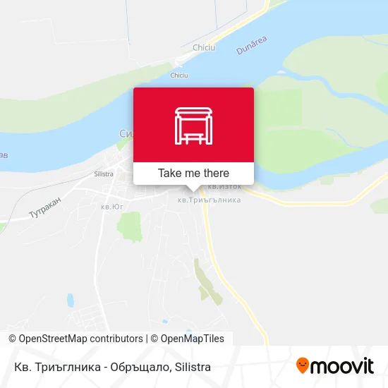Карта Кв. Триъглника - Обръщало
