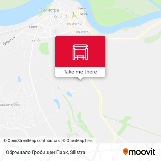 Обръщало Гробищен Парк map