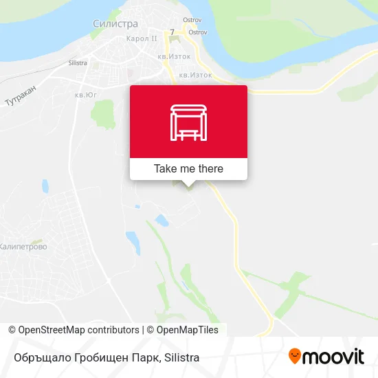 Карта Обръщало Гробищен Парк